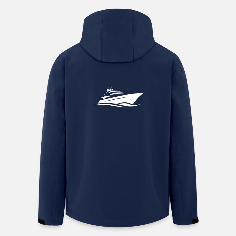 Yacht - Recycelte Männer Softshell-Jacke von Stanley/Stella - Navy