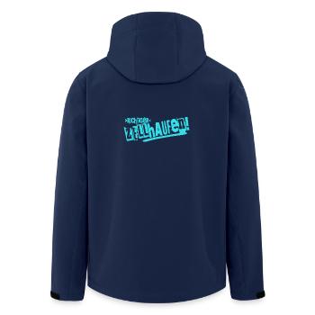 Zellhaufen Man - Recycelte Männer Softshell-Jacke von Stanley/Stella - Navy - Hinten - AI Model Male 185 light (185cm)