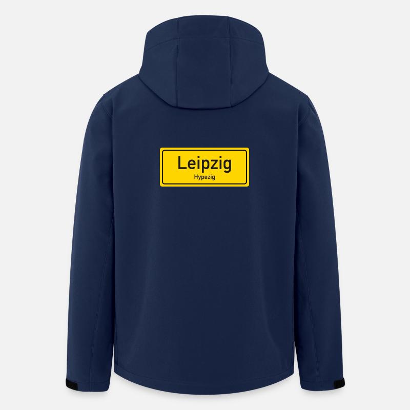 Leipzig place name germany - Men’s Recycled Softshell Jacket by Stanley/Stella - navy