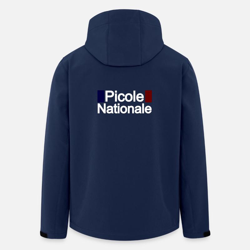 Picole nationale - Veste softshell homme en polyester recyclé Stanley/Stella - marine