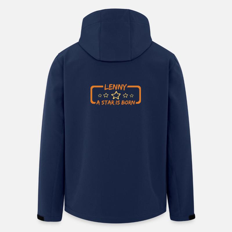 Lenny - Recycelte Männer Softshell-Jacke von Stanley/Stella - Navy