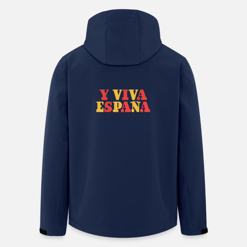 Y Viva España - Recycelte Männer Softshell-Jacke von Stanley/Stella - Navy
