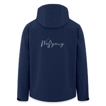 Wolfgang Name T-Shirt Geschenk Für Männer - Recycelte Männer Softshell-Jacke von Stanley/Stella - Navy - Hinten - AI Model Male 185 light (185cm)