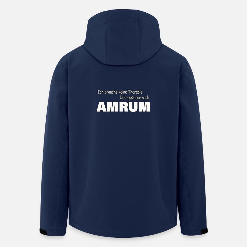 Therapie AMRUM - Recycelte Männer Softshell-Jacke von Stanley/Stella - Navy