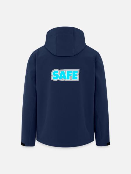 Safe - eindeutig, klar und Statement pur. - Recycelte Männer Softshell-Jacke von Stanley/Stella - Navy