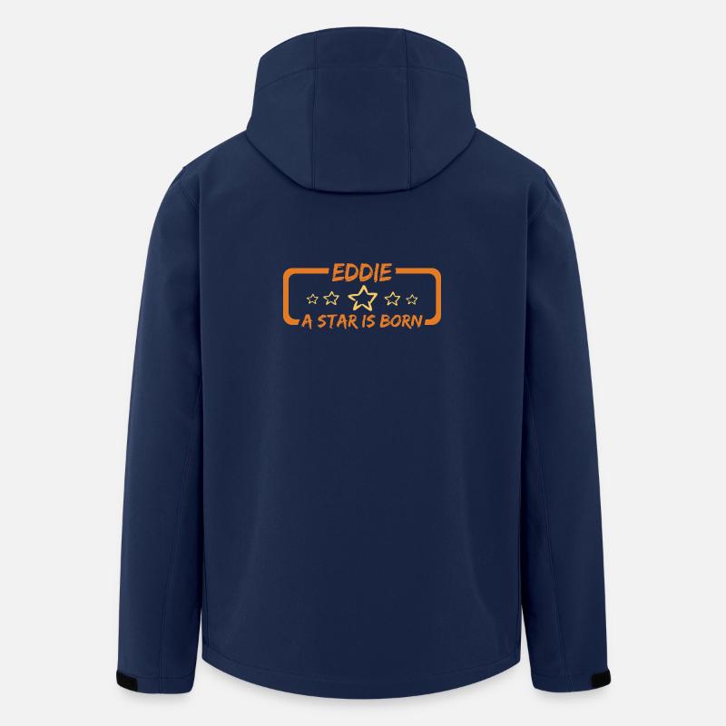 Eddie Eddie - Recycelte Männer Softshell-Jacke von Stanley/Stella - Navy