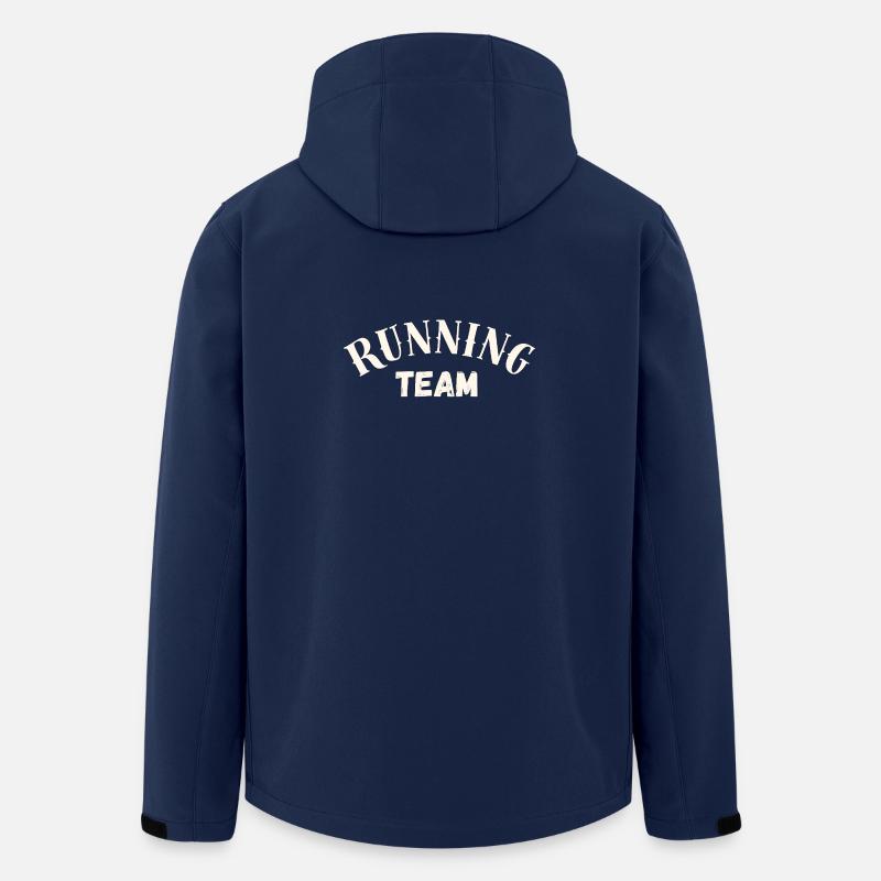 Équipe de course - Veste softshell homme en polyester recyclé Stanley/Stella - marine