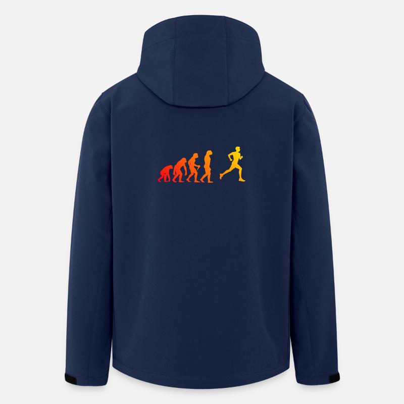 Geschenkidee für einen Running mit Running - Recycelte Männer Softshell-Jacke von Stanley/Stella - Navy