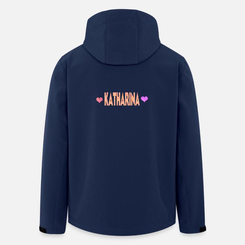 Katharina - Recycelte Männer Softshell-Jacke von Stanley/Stella - Navy