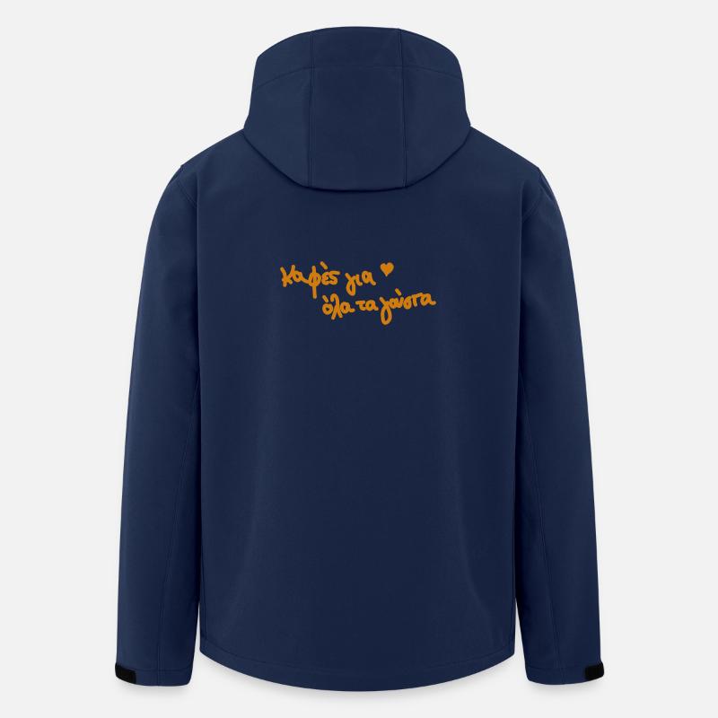 griechescher Kaffee Griechenland  - Recycelte Männer Softshell-Jacke von Stanley/Stella - Navy