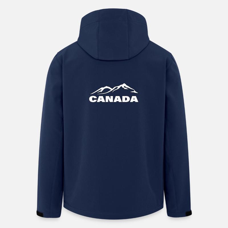 CANADA - Recycelte Männer Softshell-Jacke von Stanley/Stella - Navy