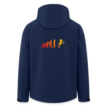 Idée cadeau pour un dresseur de pickleball pour son anniversaire - Veste softshell homme en polyester recyclé Stanley/Stella - marine - Dos - AI Model Male 185 light (185cm)