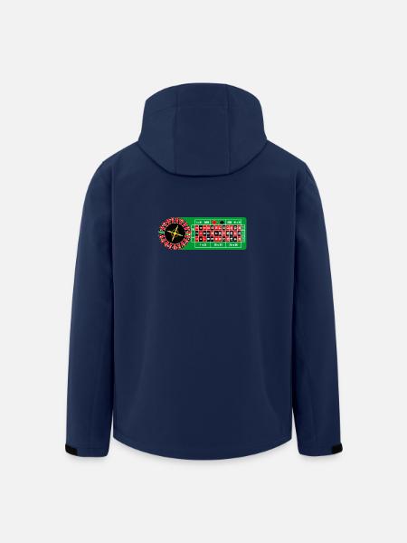 Roulette Casino - Recycelte Männer Softshell-Jacke von Stanley/Stella - Navy