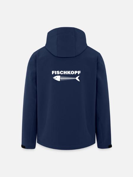 FISCHKOPF - Recycelte Männer Softshell-Jacke von Stanley/Stella - Navy