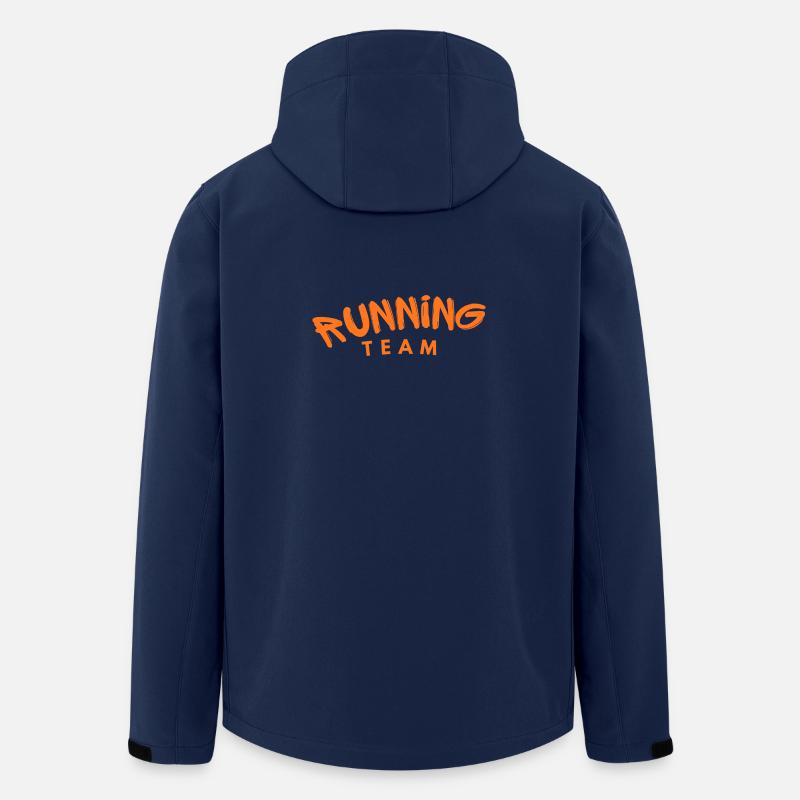 Running Team - Men’s Recycled Softshell Jacket by Stanley/Stella - navy
