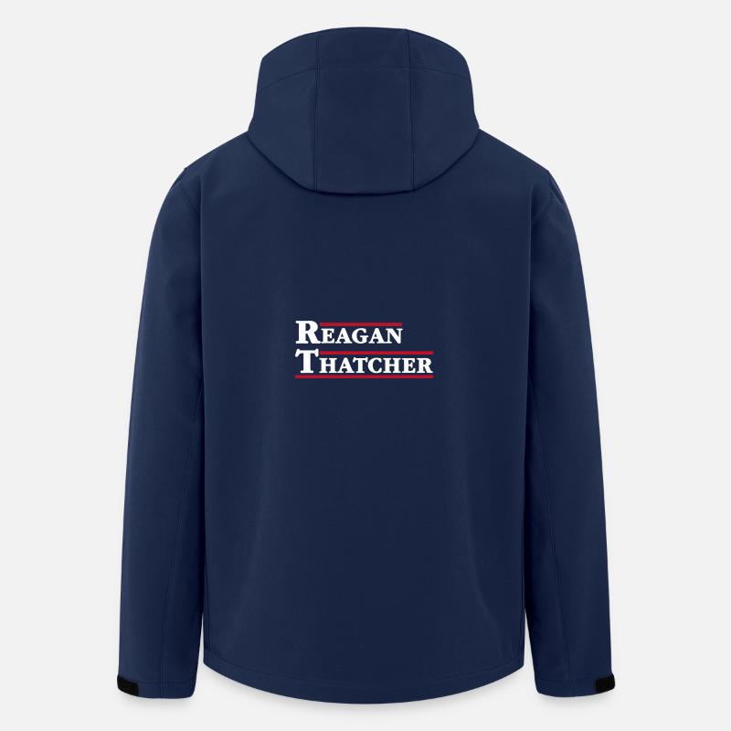 Reagan & Thatcher - Men’s Recycled Softshell Jacket by Stanley/Stella - navy