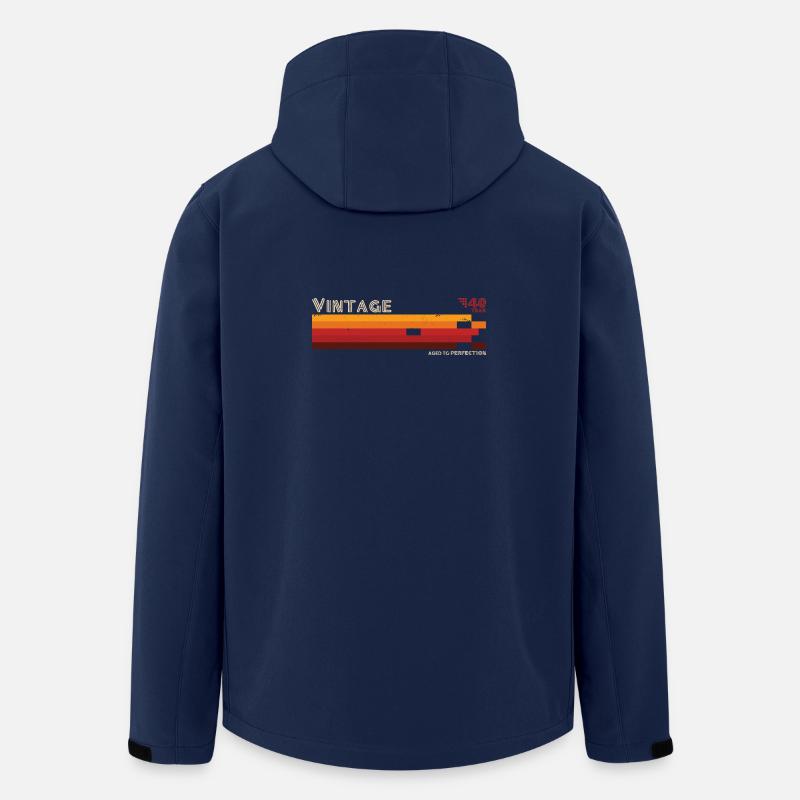 Vintage-Schichten - Recycelte Männer Softshell-Jacke von Stanley/Stella - Navy