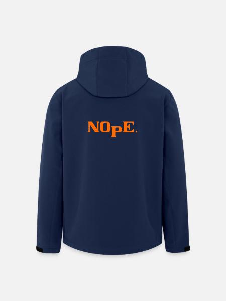 Nope - Recycelte Männer Softshell-Jacke von Stanley/Stella - Navy