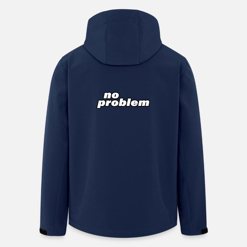 no problem - Men’s Recycled Softshell Jacket by Stanley/Stella - navy