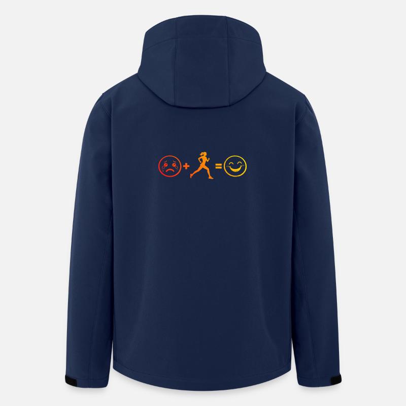 Geschenkidee für eine Running mit Running - Recycelte Männer Softshell-Jacke von Stanley/Stella - Navy