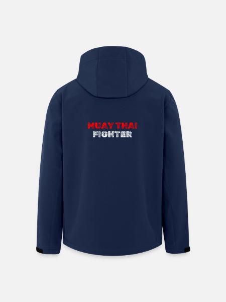 Muay Thai Shirt - Recycelte Männer Softshell-Jacke von Stanley/Stella - Navy