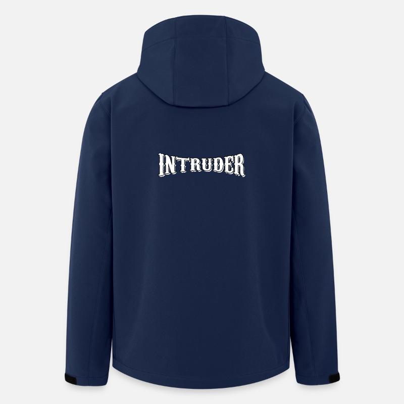 intruder hacker intruder clan sticker computer - Men’s Recycled Softshell Jacket by Stanley/Stella - navy
