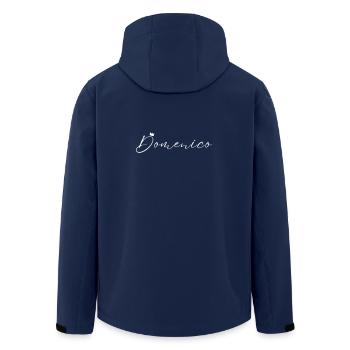 Domenico Name König T-Shirt Geschenk Männer - Recycelte Männer Softshell-Jacke von Stanley/Stella - Navy - Hinten - AI Model Male 185 light (185cm)