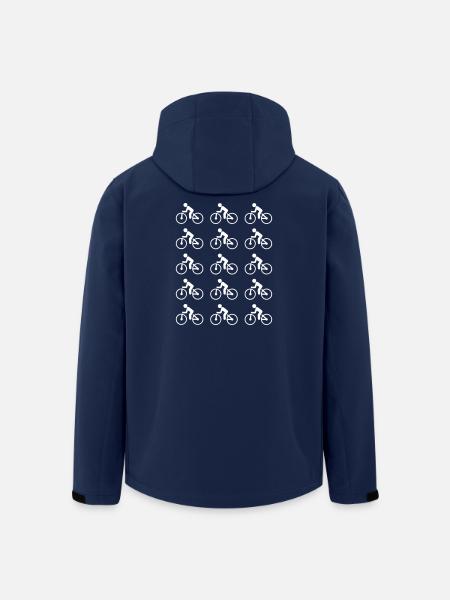 Fahrrad - Recycelte Männer Softshell-Jacke von Stanley/Stella - Navy