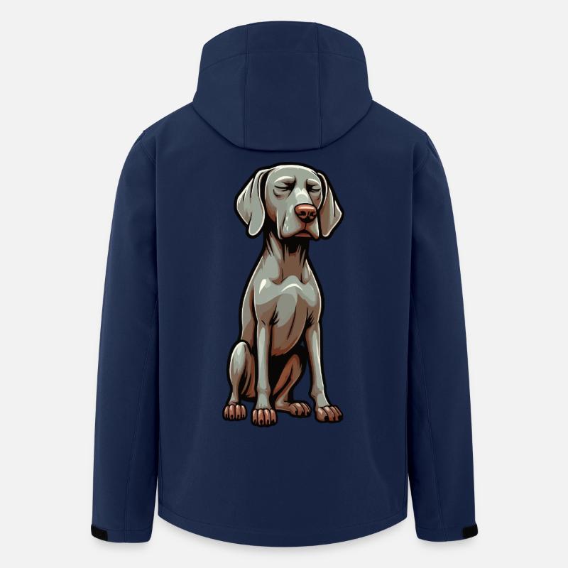 Weimaraner Weimaranerliebhaber Weimaranerhalter - Recycelte Männer Softshell-Jacke von Stanley/Stella - Navy