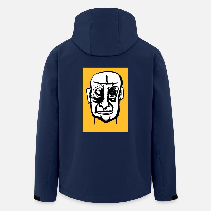 Kaput face - Men’s Recycled Softshell Jacket by Stanley/Stella - navy