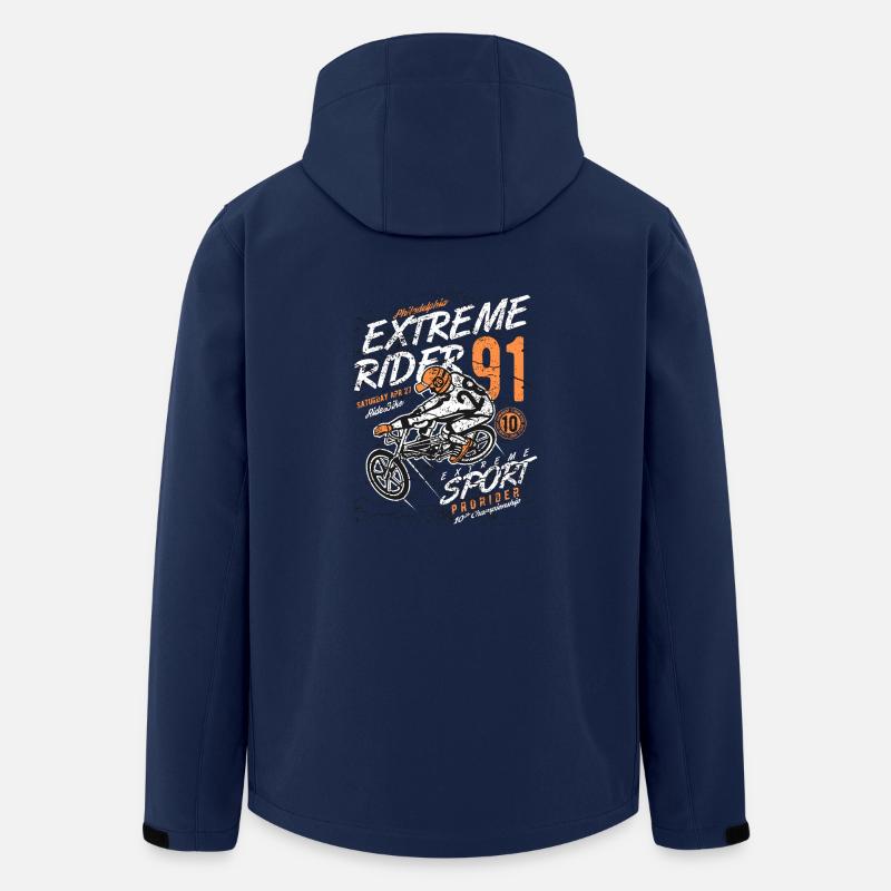 Extreme Rider - Recycelte Männer Softshell-Jacke von Stanley/Stella - Navy
