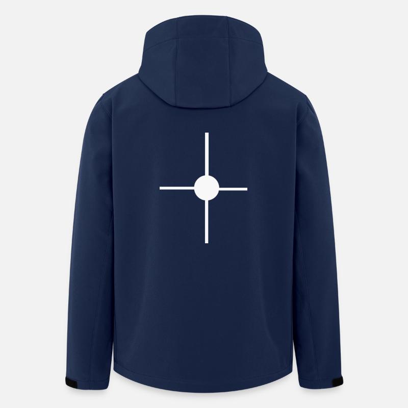 Grafik Design - Recycelte Männer Softshell-Jacke von Stanley/Stella - Navy