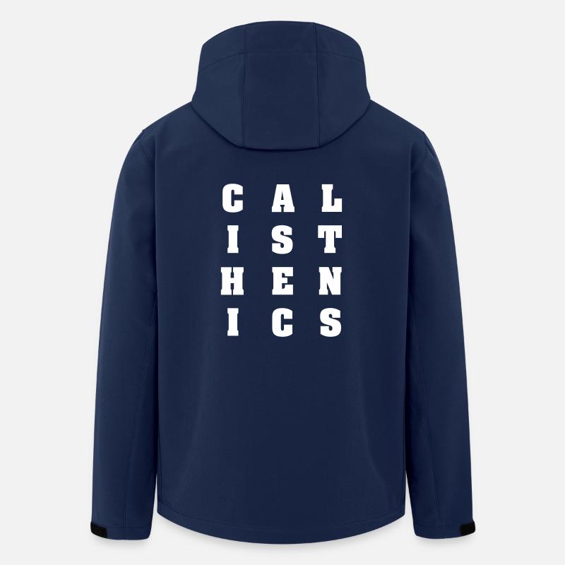Calisthenics BIG Letters - Recycelte Männer Softshell-Jacke von Stanley/Stella - Navy