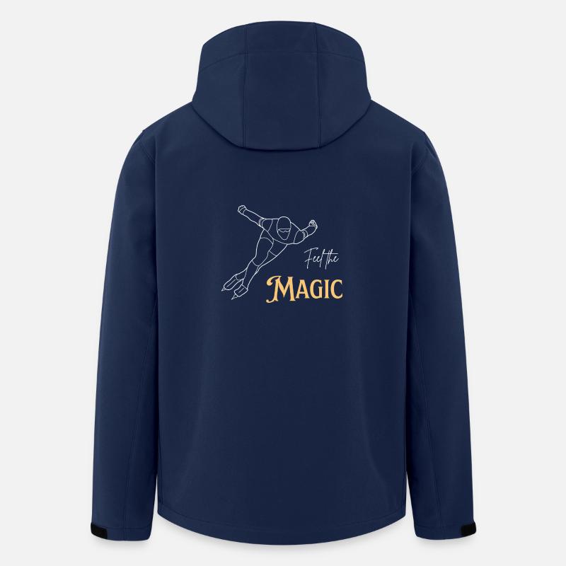 Feel the Magic - Recycelte Männer Softshell-Jacke von Stanley/Stella - Navy