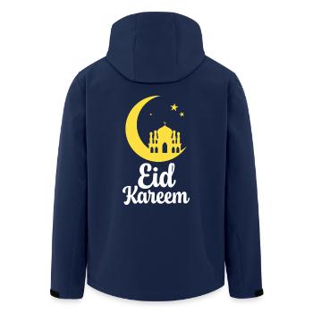 Aïd Kareem - Veste softshell homme en polyester recyclé Stanley/Stella - marine - Dos - AI Model Male 185 light (185cm)
