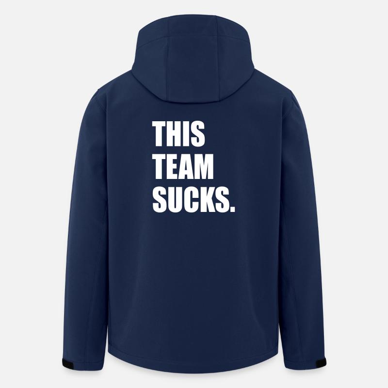 Schlechtes Team - Recycelte Männer Softshell-Jacke von Stanley/Stella - Navy