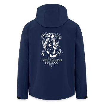 Olde English Bulldog Mom Hunde Hund OEB Wilsigns - Recycelte Männer Softshell-Jacke von Stanley/Stella - Navy - Hinten - AI Model Male 185 light (185cm)