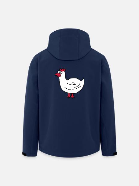 Poulet - Veste softshell homme en polyester recyclé Stanley/Stella - marine