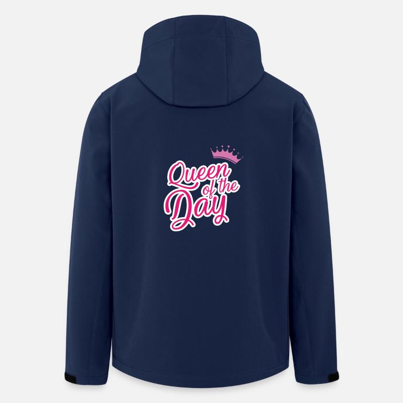Queen of the day - Geburtstag - Bday - Recycelte Männer Softshell-Jacke von Stanley/Stella - Navy