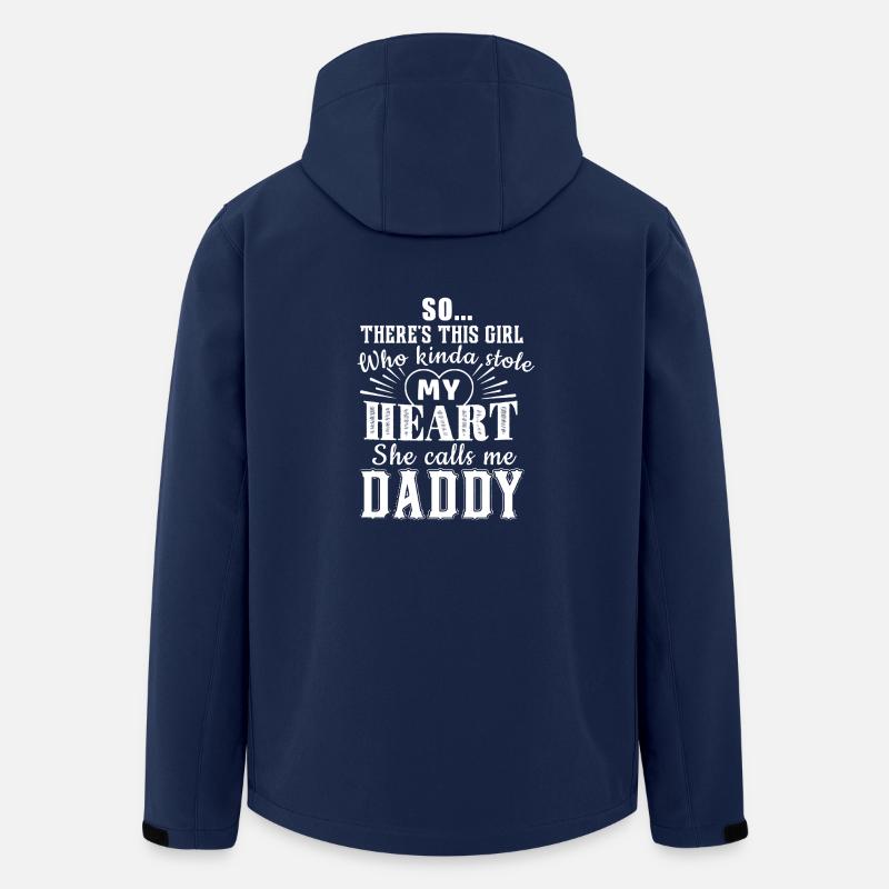 She calls me Daddy - Recycelte Männer Softshell-Jacke von Stanley/Stella - Navy