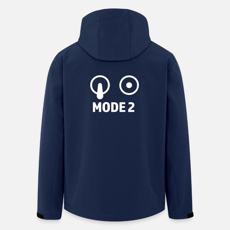 Maquette d’avion Mode 2 - Veste softshell homme en polyester recyclé Stanley/Stella - marine
