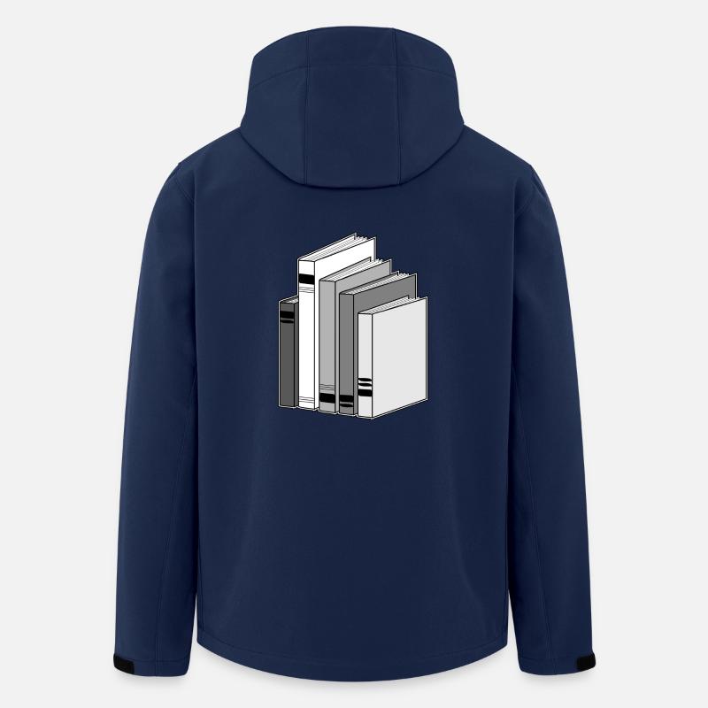 reading books reader reading books63 - Men’s Recycled Softshell Jacket by Stanley/Stella - navy