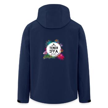 Teneriffa 2025 Bunt - Recycelte Männer Softshell-Jacke von Stanley/Stella - Navy - Hinten - AI Model Male 185 light (185cm)