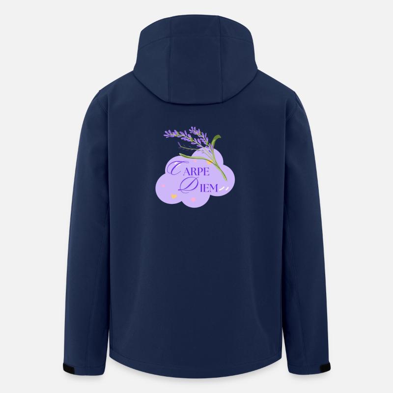 Carpe Diem - Recycelte Männer Softshell-Jacke von Stanley/Stella - Navy