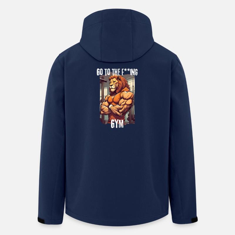 Fort comme un lion - Veste softshell homme en polyester recyclé Stanley/Stella - marine