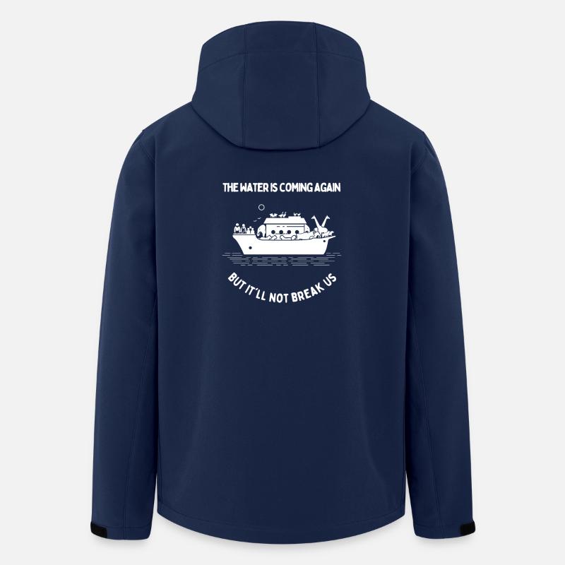 Das Wasser kommt - Recycelte Männer Softshell-Jacke von Stanley/Stella - Navy