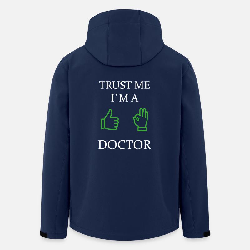 Trust me - Recycelte Männer Softshell-Jacke von Stanley/Stella - Navy