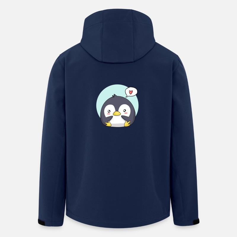 Pinguin - Recycelte Männer Softshell-Jacke von Stanley/Stella - Navy
