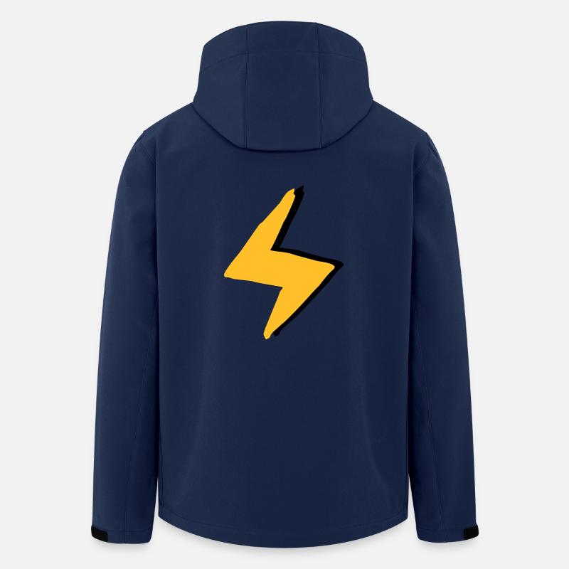 Blitz mit Superkräften - Kostüm - Recycelte Männer Softshell-Jacke von Stanley/Stella - Navy