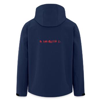 Ça s’intensifie de toute façon ! - Veste softshell homme en polyester recyclé Stanley/Stella - marine - Dos - AI Model Male 185 light (185cm)